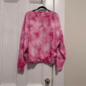 PINK Victoria's Secret Tie Dye Sweatshirt
